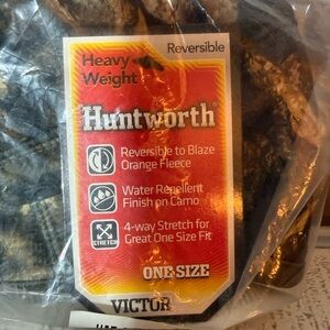 Huntworth Reversible Camo Fleece Hat